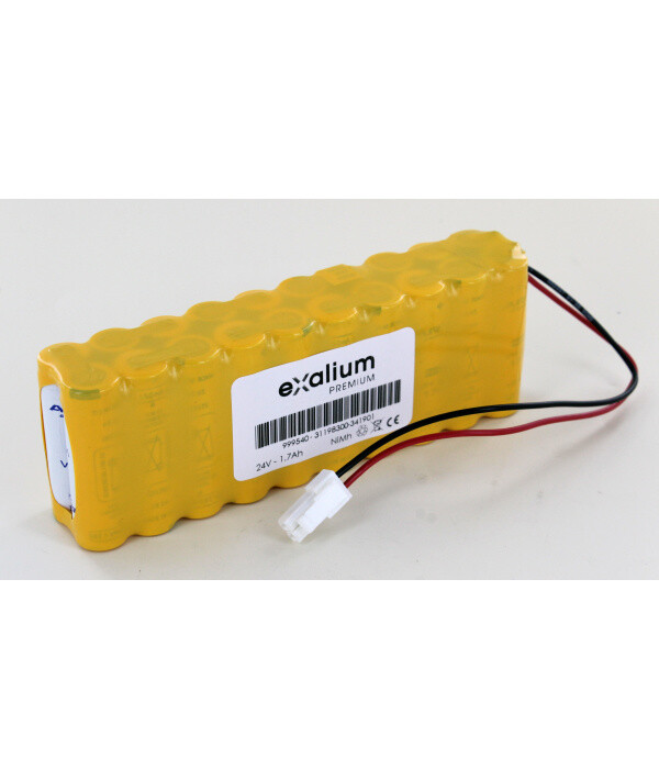 Batterie 24V 1.7Ah NiMh pour automatisme de portail CARDIN modèles SL et BL