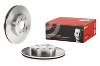 2X Bremsscheibe Prime Line - Uv Coated Brembo 09.5736.11 FüR Toyota Corolla Xli
