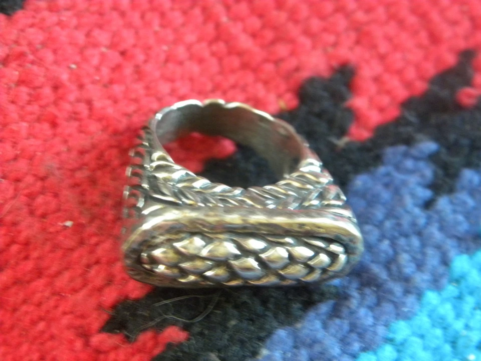 Dian Malouf Sterling Silver Ring DLM Tons of Detail  size 7 - Image 3 of 4