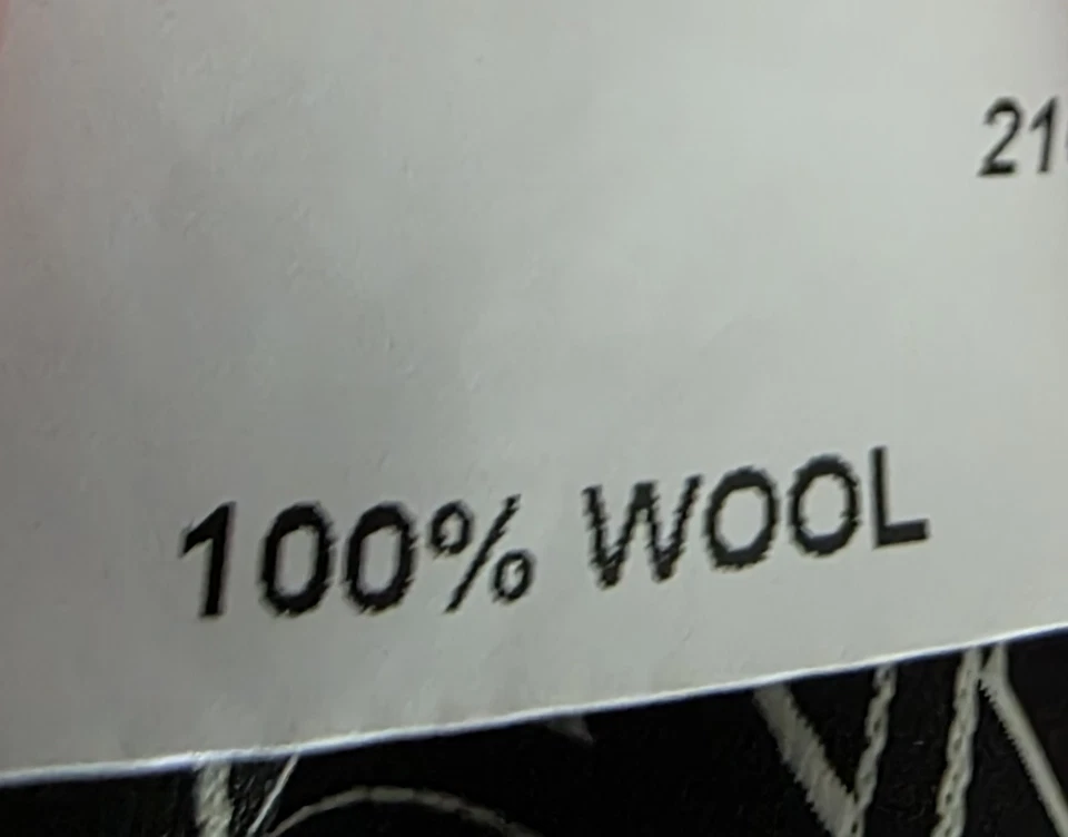 Jos A Bank Mens Jacket Coat Size 44L Long Sleeve Slit Wool Pockets Trench - Image 4 of 4