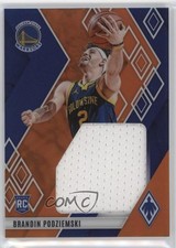2023-24 Panini Phoenix Rookie Jumbo Memorabilia Orange /75 Brandin Podziemski RC