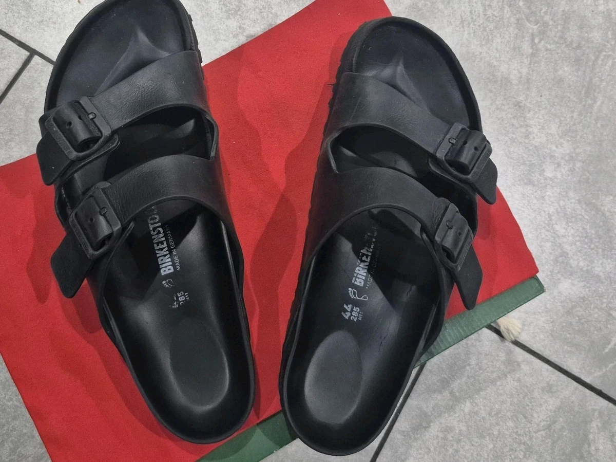 Birkenstock Arizona Rubberized Synthetic Unisex Slides Sandals size 46 Birkenstock Rubber Sandals for Men for sale | eBay main image 3