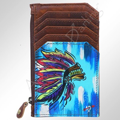 AD American Darling ADCCM101P43 Card-Holder Genuine Leather Women Bag Western