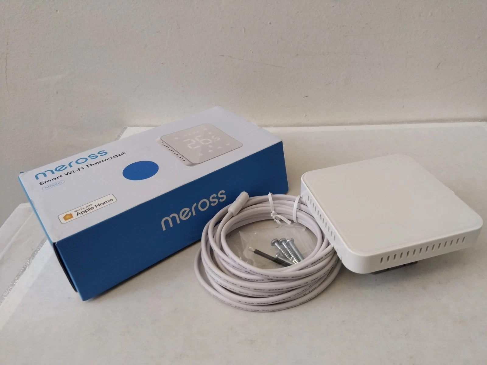 Meross Smart Wifi Thermostat MTS200 Boilers Wall Heating Gas/Water Apple