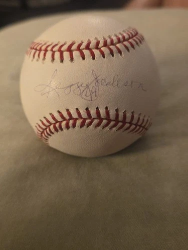 Reggie Jackson Signed Baseball - Reggie Jackson Hologram- Light Signature