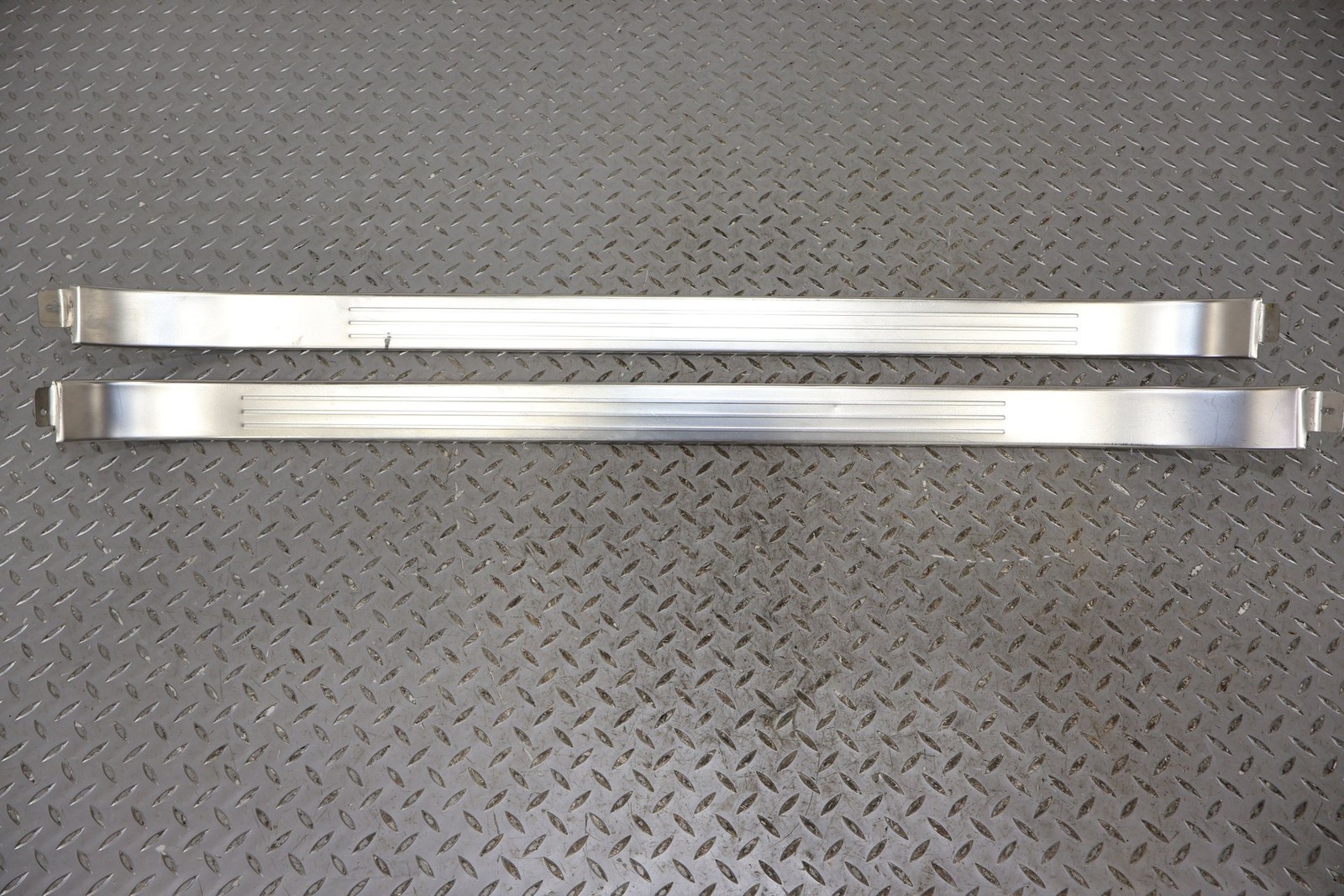 03-10 Bentley Continental GT Pair LH&RH Aluminim Door Sill Entry Plates