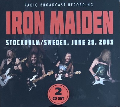  IRON MAIDEN: Live Radio Broadcast (Stockholm/Sweden 2003) 2CDDigipak