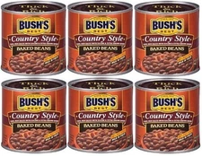 Bush's Best Country Style Baked Beans 6 Can Pack