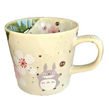 Studio Ghibli Mug Cup My Neighbor Totoro Mino Ware Cherry Blossom New NWOT