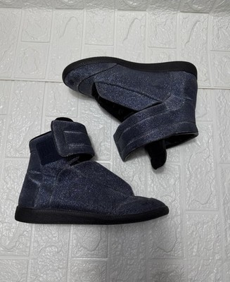 Maison Margiela Future High Glitzer dunkelblauGröße: 41. Top Zustand