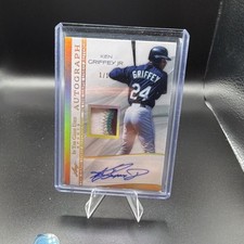 Leaf The Game Used Sports Autograph Ken Griffey Jr. Game Used 1/1 IGA-KGJ 2025