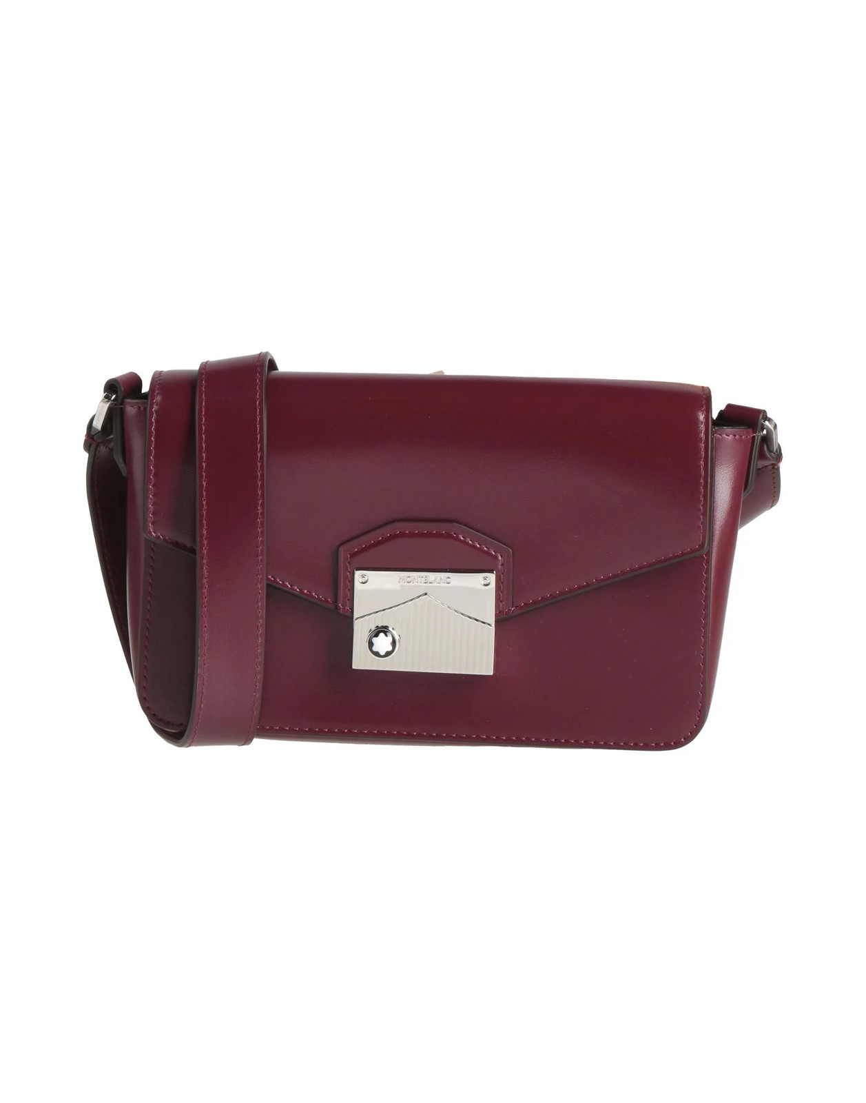 Montblanc - Men - Leather Flap bag - Burgundy