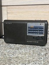 Sony ICF-36 Portable Radio Weather/TV/AM/FM 4-Band Portable Radio TESTED Works