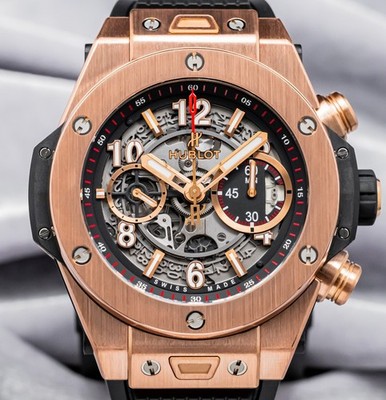 Hublot Big Bang Unico King Gold 45mm WARRANTY $49K MSRP 411.OX.1180.RX