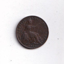 United Kingdom England 1822 Farthing Copper coin George IV 1st issue (KM#677)