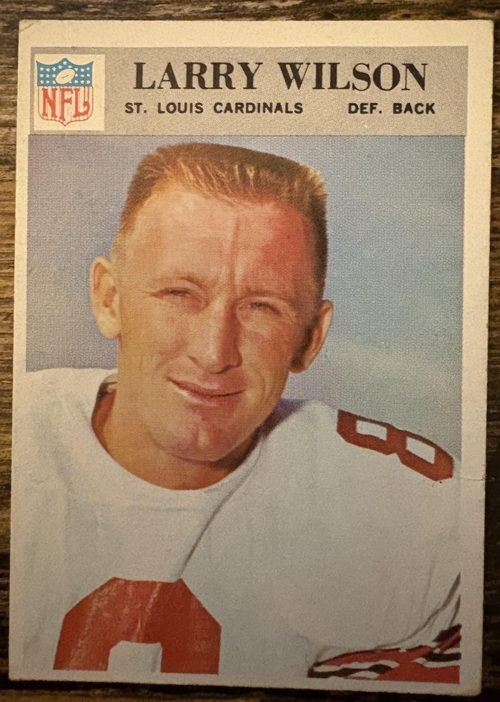 LARRY WILSON 1966 Philadelphia #168 St. Louis Cardinals HOF! EX