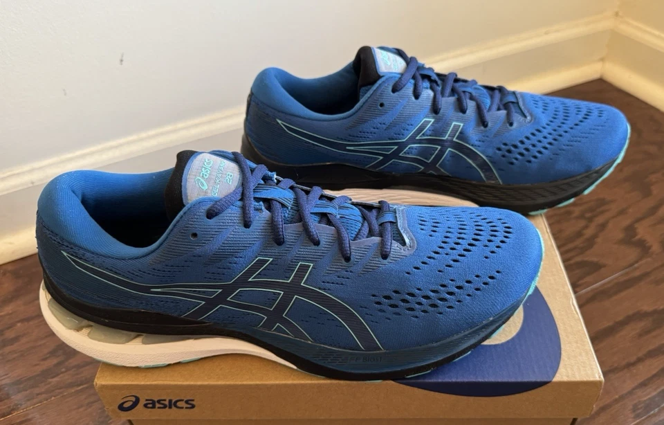 ASICS Gel-Kayano 28, Lake Drive Blue/Black, Men's 11.5, NEW INSOLES/LACES, CLEAN - Image 3 of 4