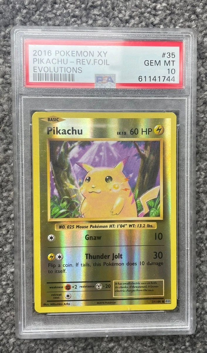 Pikachu Pokémon TCG Grade 10 XY Individual Collectible Card Game