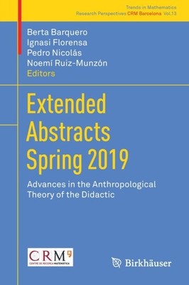Barquero - Extended Abstracts Spring 2019   Advances in the Anthropolo - X555z