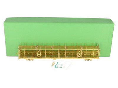 Overland OMI-1326 HO Scale BRASS Tri-Level Open Auto Rack EX/Box