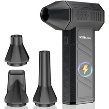 Compressed Air Duster, 180000RPM Electric Air Duster, Rechargeable Cordless A...