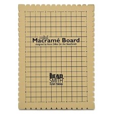 The Beadsmith Mini Macrame Board - 7.5x10.5" Foam with Grid  Instructions