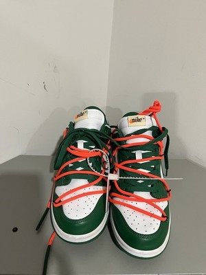 Nike Dunk Low SB Off-White Pine Green 2022 Men's Shoes Size 9