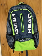 Tennis Rucksack HEAD Tour Team Backpack Navy / Green Great Condition