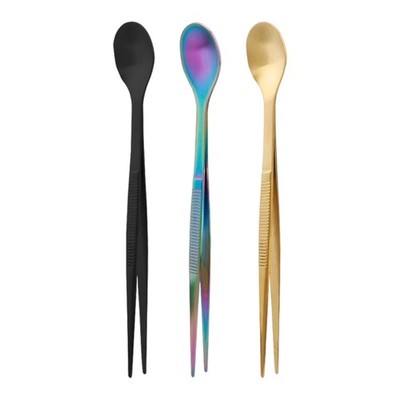 Tasting Spoon Stainless Steel Mixing Strong Grip Kitchen Tasting Spoon 