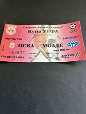 1998/99 CSKA Moskva v Molde Norway UEFA Cup 25th August 1998 Match Ticket