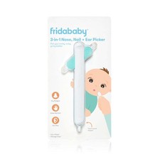 Frida White Baby/Infant Toddler 3-in-1 Grooming Nose Nail & Ear Picker