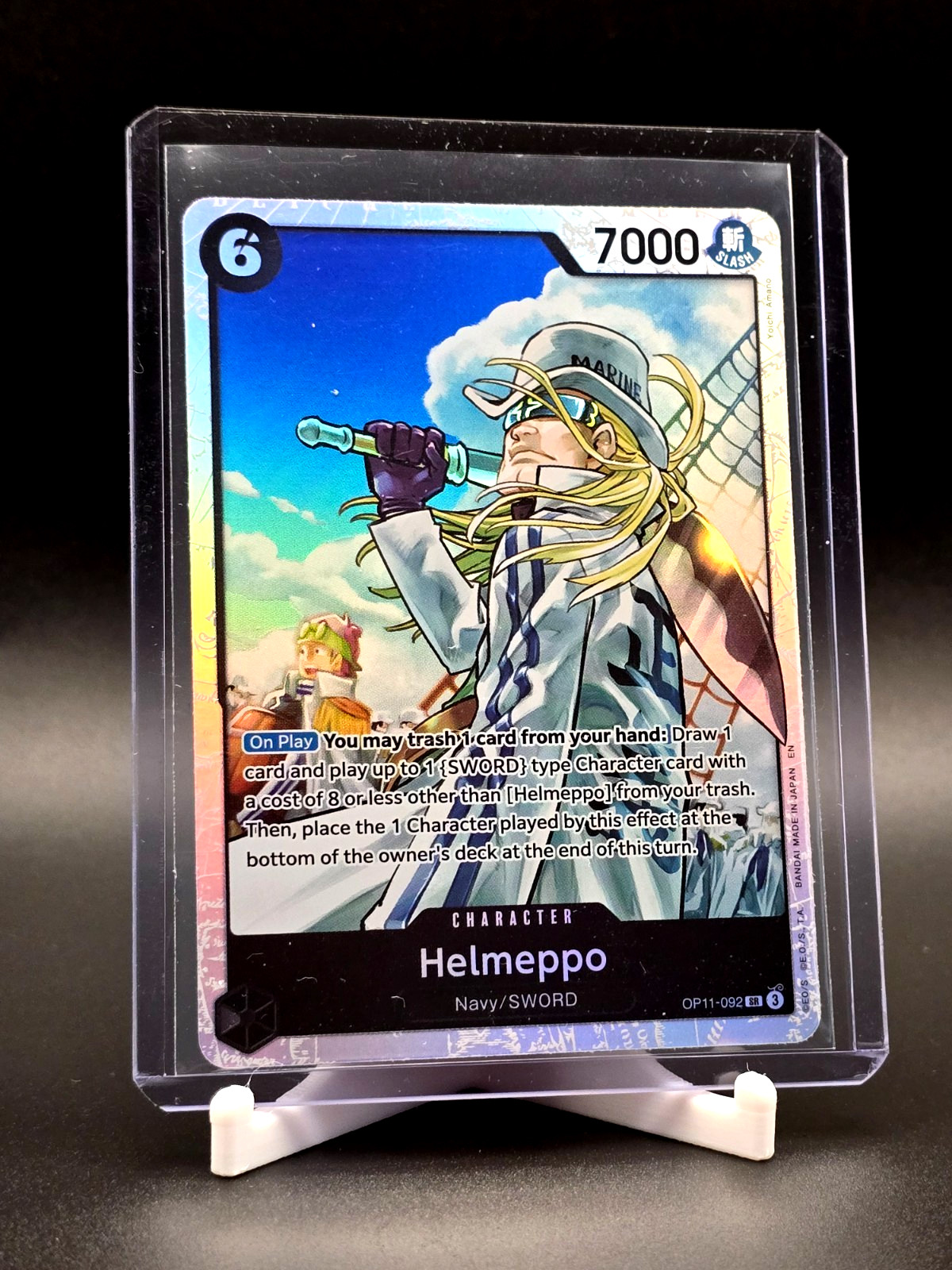 Helmeppo SR Super Rare OP11-092 A Fist of Divine Speed One Piece English