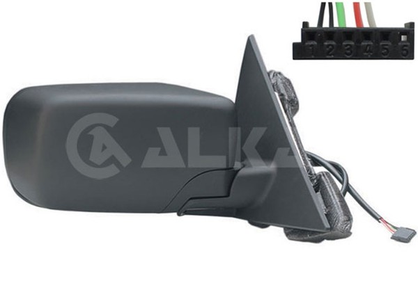Alkar AußEnspiegel 6172849 Beheizbar Blau GetöNt AsphäRisch FüR BMW 3Er E46 316-image