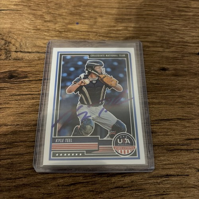 #ad #ad Kyle Teel Auto IP 2023 USA Stars amp; Stripes #82 RC Signed QTY Avilable $10.00