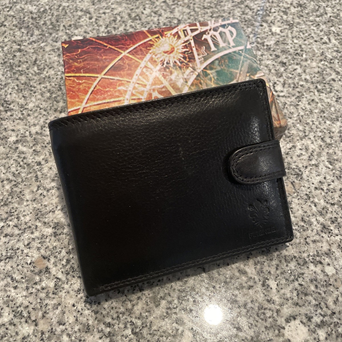 Firenze Vera Pelle Men's Italian Leather Wallet Black | eBay