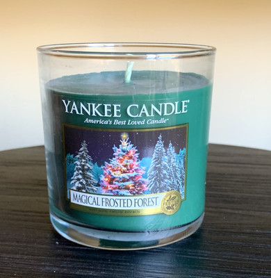 Yankee Candle Magical Frosted Forest 7oz Jar (No Lid) Retired NEW