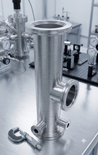 High Vacuum Custom Instrument Manifold | 2x ISO80, 1x ISO63, 2x NW25 | NOS