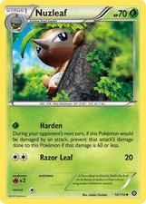 Nuzleaf - Uncommon - Pokemon TCG - XY-11 Steam Siege - 10/114