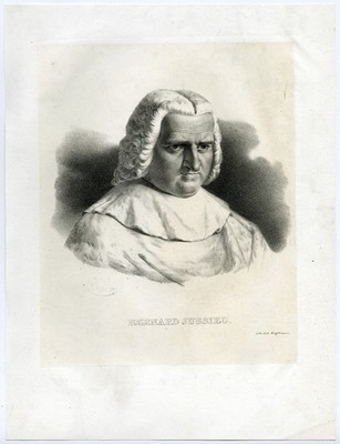 Antiker Druck-BERNARD DE JUSSIEU-FRANZÖSISCH-NATURALIST-Vigneron-Engelmann-um 1826