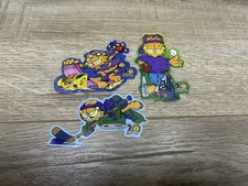 Vintage 1997 GARFIELD PAWS Party On Prismatic Vending Machine Sticker Lot