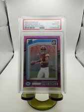 2024 Panini Donruss Jayden Daniels #389 Optic Preview Pink Holo RC PSA 10