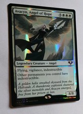 Mtg Avacyn, Angel of Hope FOIL LP/NM From the Vault: Angels Commander Card
