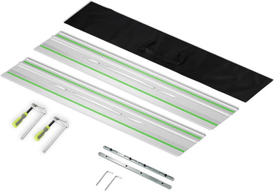 110'' Track Saw Guide Rail Set, For Festool 577932 FS 1400/2-KP-Set,Designed For