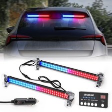 17 Led Traffic Advisor Light Bar - Emergency Strobe Light Bar Redblue