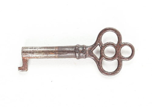 American Pillar & Scroll Clock Case Door Key only @ 1820s Original Chauncey Ives
