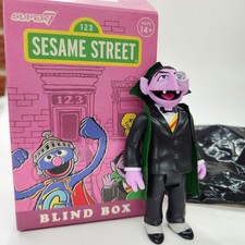 Super7 Sesame Street Target Count Von Count 3.75 inch Blind Box ReAction Figure