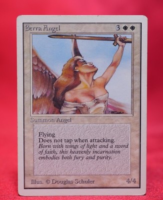 Serra Angel Unlimited Magic The Gathering, MTG 1993 - HP
