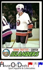 1977-78 Topps #105 Bryan Trottier New York Islanders NHL Hockey Card