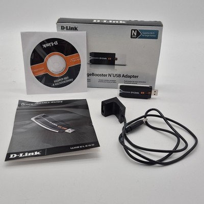 D-Link RangeBooster N USB Adapter DWA-140 Wireless N300 Wi-Fi Network