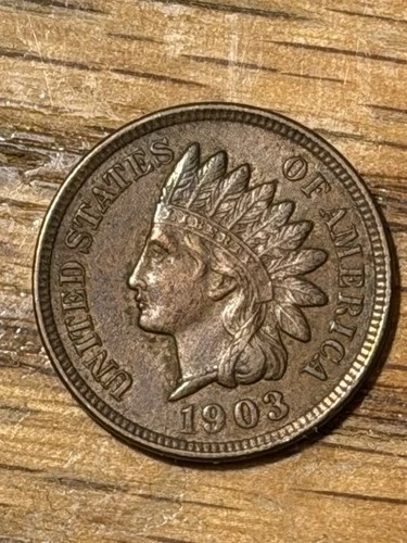 1903 Indian Head Cent  AU++
